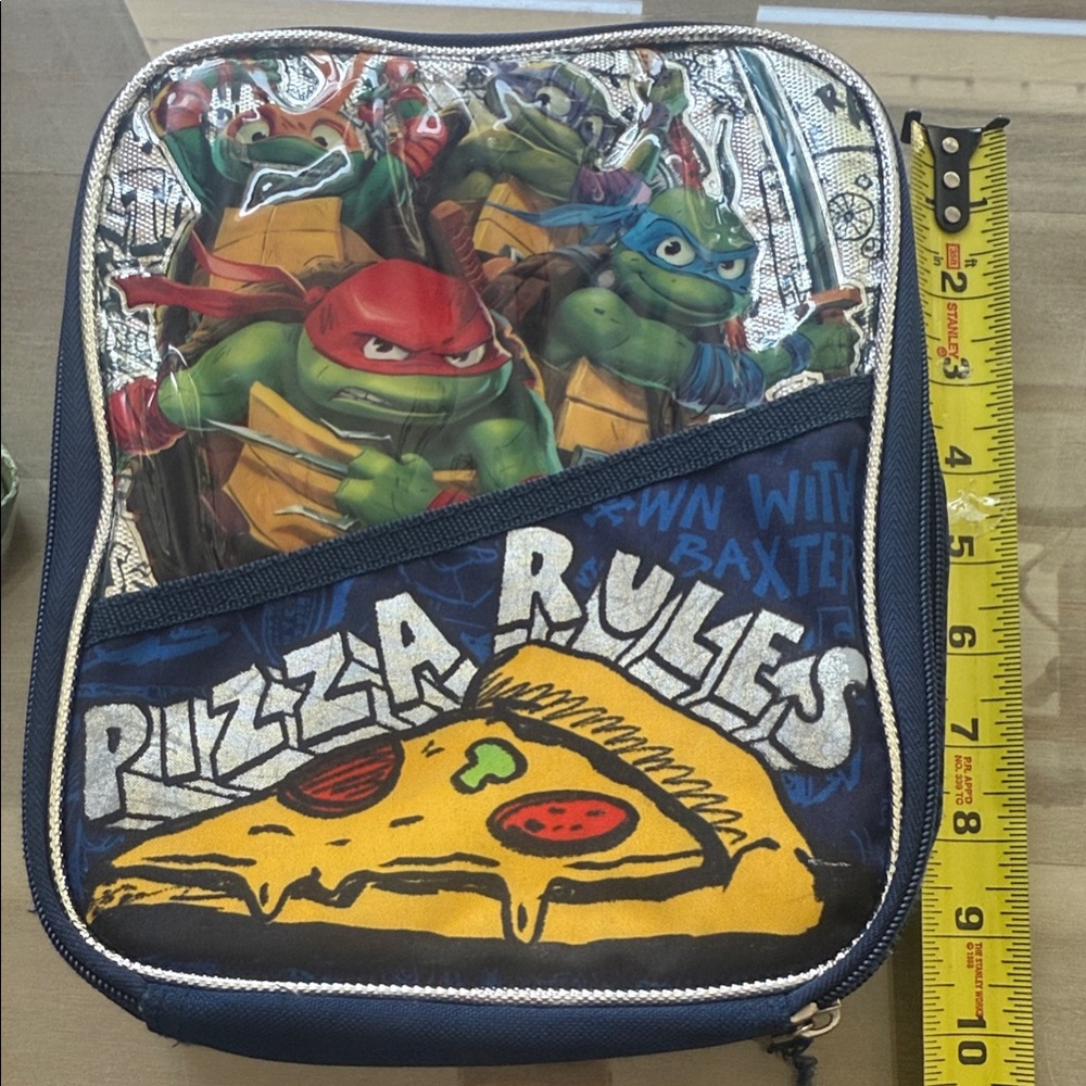 Ninja Heroes Pizza Lunch Bag